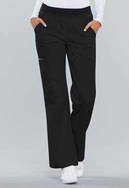 Cherokee Nursing Uniforms Mid Rise Knit Waist Pull-On Pant Scrubs Style #1031P